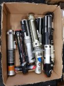 BOX LOT OF LIGHT SABRES