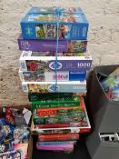LARGE QUANTITY OF JIGSAW PUZZLES