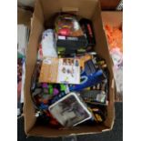 BOX LOT OF FIGURES ETC