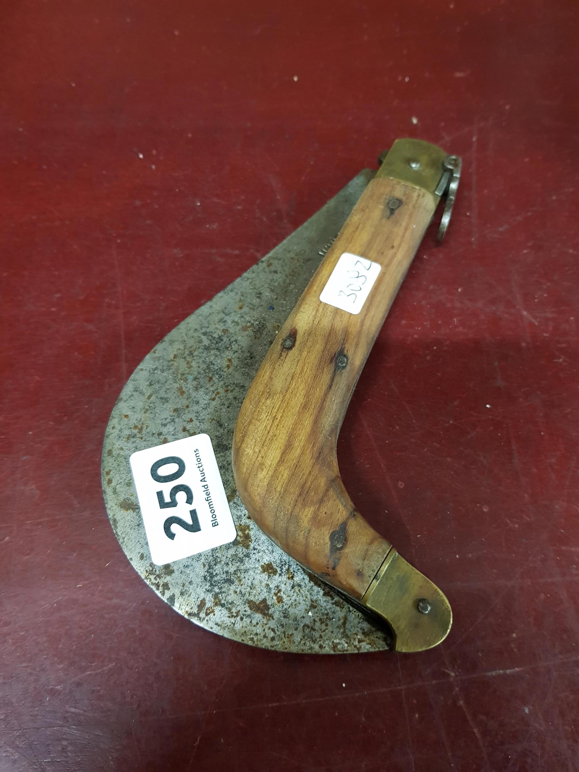 OLD GARDEN PRUNING KNIFE