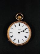 ANTIQUE 18 CARAT GOLD FOB WATCH J.W.BENSON