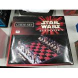 STAR WARS EPISODE 1 CHESS SET BOXED
