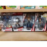 4 BOXED WWE ELITE COLLECTION FIGURES