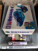 NINTENDO N64 BOXED AND GAMES