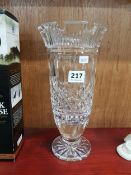 WATERFORD CRYSTAL VASE 28CM WITH BOX