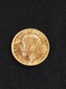 GOLD FULL SOVEREIGN 1915 GEORGE V