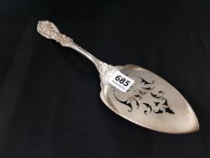 SILVER SERVER HALLMARKED STERLING 26.5CM 126G