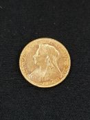 GOLD FULL SOVEREIGN 1901 QUEEN VICTORIA