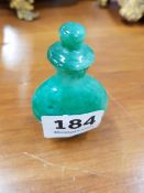 SMALL JADE BOTTLE AND LID