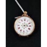 14 CARAT GOLD FOB WATCH TOTAL WEIGHT 31.5G