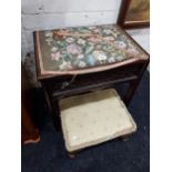 FOOTSTOOL AND DRESSING TABLE STOOL