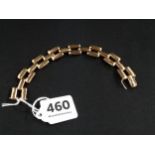 9 CARAT GOLD BRACELET 15.7 GRAMS