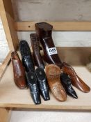 COLLECTION OF ANTIQUE AND OTHER SNUFF SHOES