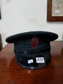 OLD ROYAL ULSTER CONSTABULARY PEAKED HAT