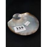 SILVER AND MOTHER OF PEARL DISH