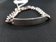 SILVER ID BRACELET