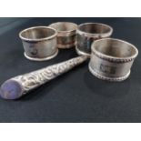 SILVER NAPKIN RINGS