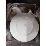 BOX TO INCLUDE DOULTON DINNER SERVICE
