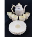 3RD PERIOD BELLEEK COFFEE SET