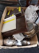 BOX LOT OF EPNS AND CUTLERY