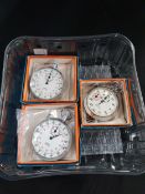 3 STOP WATCHES