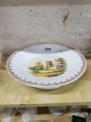 ANTIQUE HAND PAINTED CAKE STAND