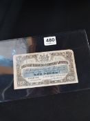 £1 BANK NOTE - BELFAST BANKING COMPANY LTD 10TH AUGUST 1940