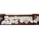 LARGE SHELF LOT OF BELLEEK TO INCLUDE EARLY EXAMPLES