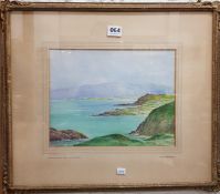 WATERCOLOUR - CUSHENDALL BAY - G.W.MORRISON 11" X 8.5"