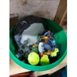 TUB LOT OF SKYLANDERS FIGURES