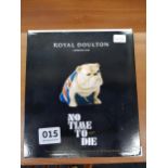 ROYAL DOULTON 'JACK' BULLDOG FIGURE FROM 007 FILM NO TIME TO DIE