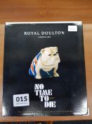 ROYAL DOULTON 'JACK' BULLDOG FIGURE FROM 007 FILM NO TIME TO DIE
