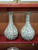 PAIR OF ROYAL DOULTON VASES (1 SLIGHTLY CHIPPED)