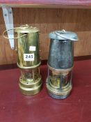 2 MINER'S LAMPS