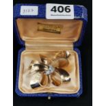 FABULOUS FRENCH DESIGNER 18 CARAT GOLD (TESTED) BROOCH WITH DIAMONDS IN SHAPE OF BOW. 29.5 GRAMS