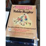 SUBUTTEO TABLE RUGBY AND CRICKET GAMES