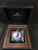 GENTS TAG HEUER WATCH IN ORIGINAL BOX WITH PAPERS