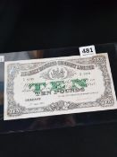 £10 BANKNOTE - BELFAST BANKING COMPANY LTD 5TH JUNE 1965