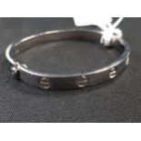 CARTIER STYLE BANGLE STAMPED 750