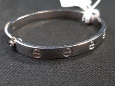 CARTIER STYLE BANGLE STAMPED 750