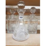 3 DECANTERS