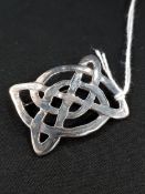 SILVER CELTIC BROOCH