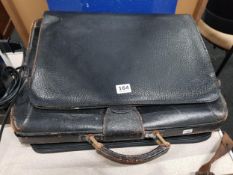 3 OLD BRIEFCASES
