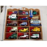 QUANTITY OF MODEL CARS ON STANDS