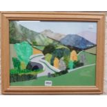 IRISH STUDIO CRAFTED PICTURE TRASSEY BRIDGE FORMERLY CLAN A CHULLION BRIDGE BY D.J.O'GILL