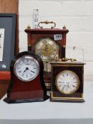 3 ASSORTED CLOCKS