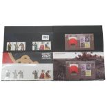 SET OF 3 ARMY RELATED STAMP FOLDERS