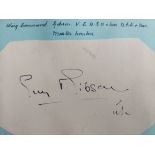 BELFAST AUTOGRAPH BOOK INCLUDING GUY GIBSON - DAMBUSTERS 617 SQUADRON RAF - ROYAL AIR FORCE