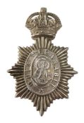 RARE EDWARD V11 DUBLIN METROPOLITAN POLICE CAP BADGE