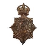 GEORGE V DUBLIN METROPOLITAN POLICE CAP BADGE